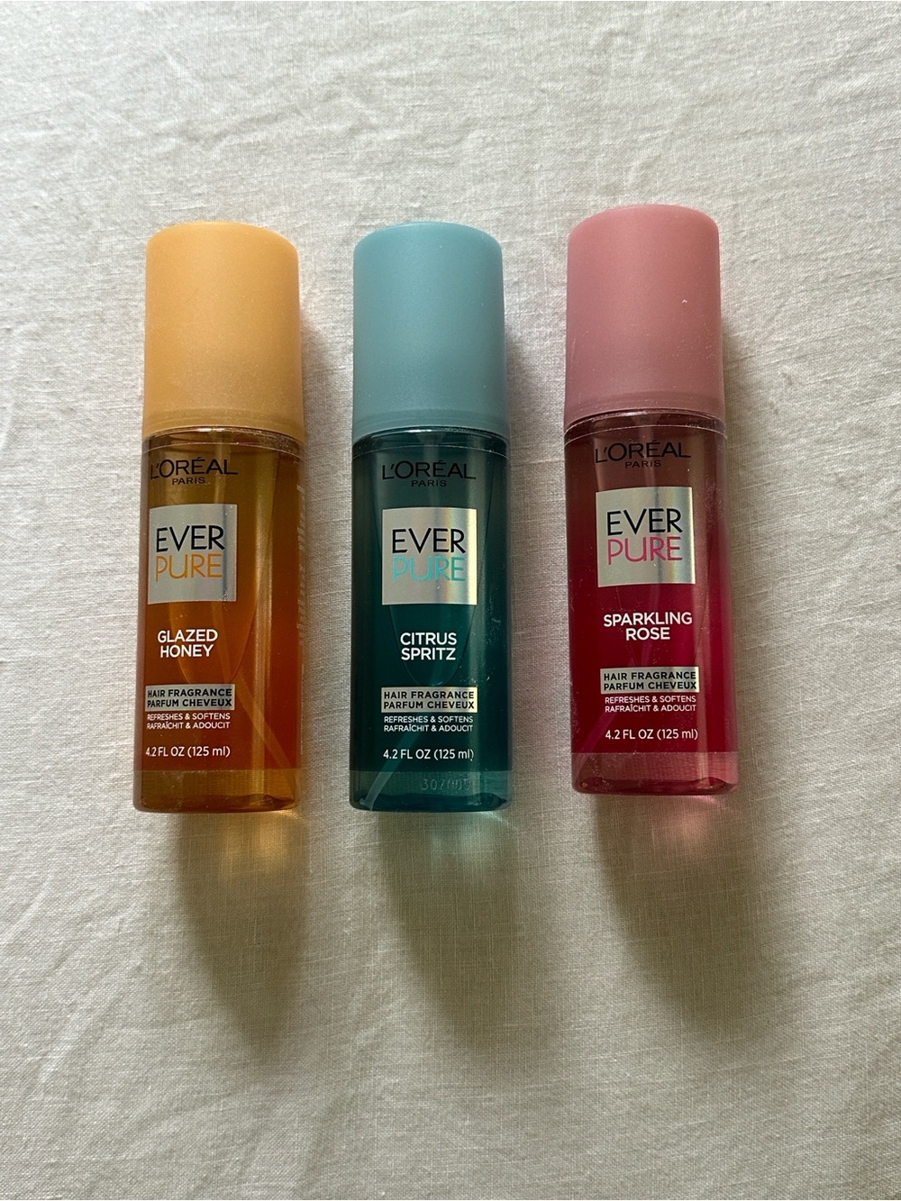 L'Oreal EverPure Glazed Honey Citrus Spritz Sparkling Rose - Yellow, Teal, Pink